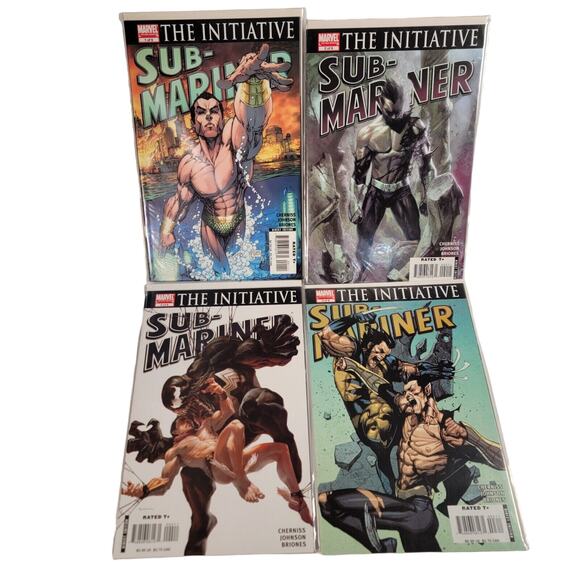 Sub-Mariner #1-4 Sub-Mariner Vs Venom Cover 2007 Marvel Comics Bundle Lot - Picture 1 of 3